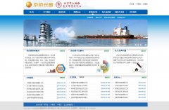 南川网站建设客户案例-蓝色简洁的集团公司网站案例 